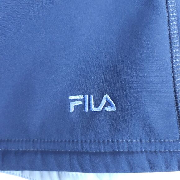 NWT FILA Mens Medium Navy Blue Softshell Fleece Lined Full Zip Adventure Jacket - Picture 3 of 10